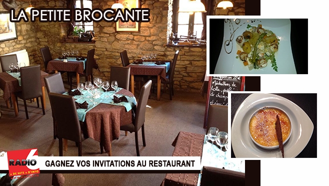 GAGNEZ VOS INVITATIONS AU RESTAURANT AVEC LA PETITE BROCANTE