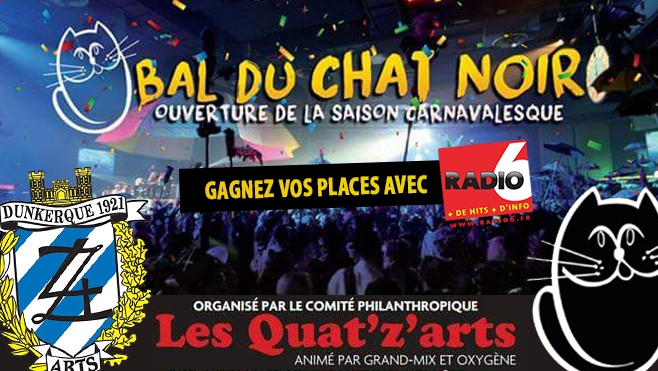 GAGNEZ VOS PLACES POUR LE BAL DU CHAT NOIR