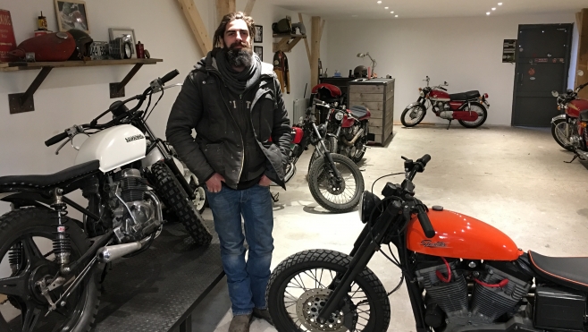 A Etaples, Coyot Motors retape les motos vintage