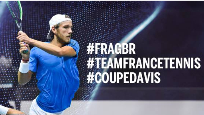 Quart de finale de la Coupe Davis : le loonois Lucas Pouille remporte le premier match !