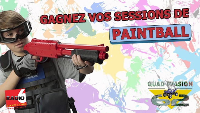 GAGNEZ VOS SESSIONS DE PAINTBALL ENFANT AVEC QUAD EVASION 62