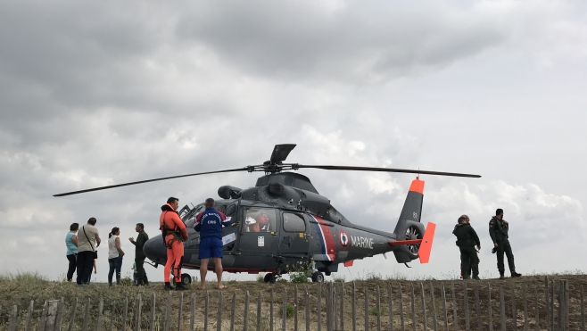 2 jeunes hommes secourus hier soir en Baie d'Authie