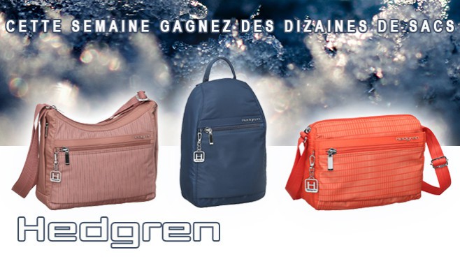 Gagnez votre sac Hedgren à l'occasion du Grand Jeu de Noël de Radio 6