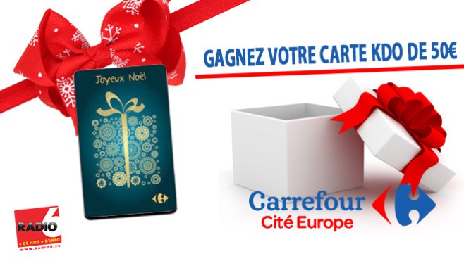 Carrefour Coqulles vous offre votre carte KDO de 50€... C'est Noël !