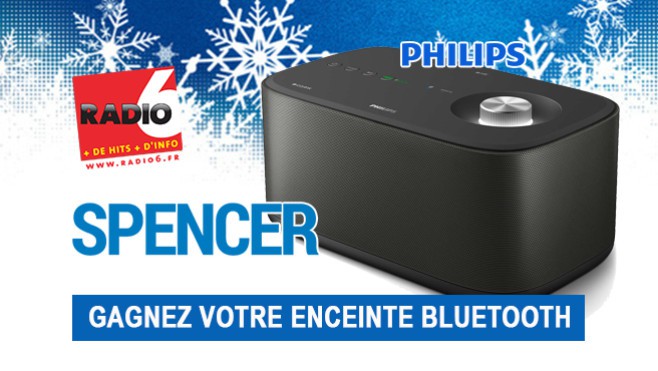 Spencer et Radio 6 vous offrent votre enceinte Bluetooth Philips