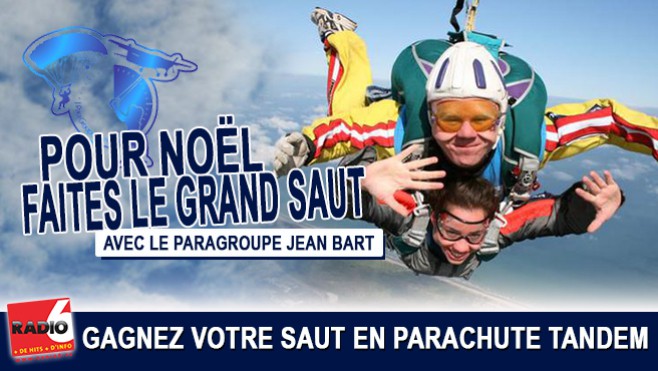 Gagnez votre saut en parachute Tandem avec le Paragroupe Jean Bart