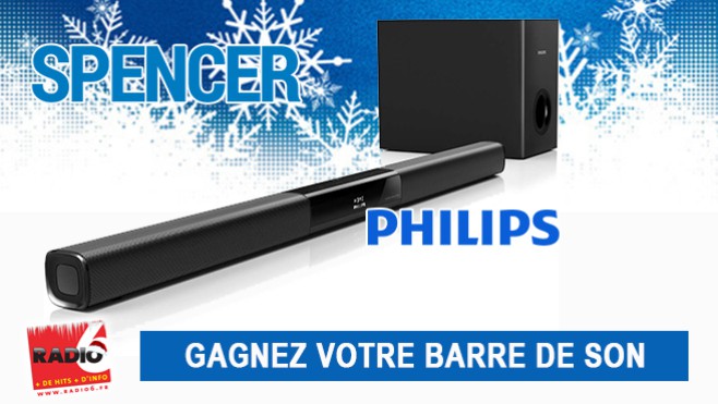 Découvrez le son cinéma avec Spencer. Gagnez votre barre de son Philips