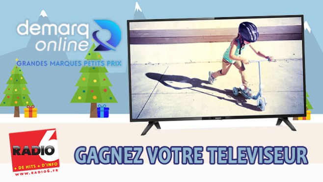 Gagnez votre TV Philips 80 Cm avec Demarq Online