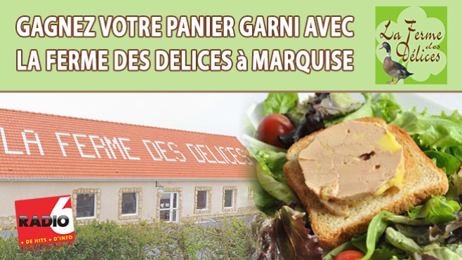 Gagnez votre panier gourmand de 40€ avec la Ferme des Délices