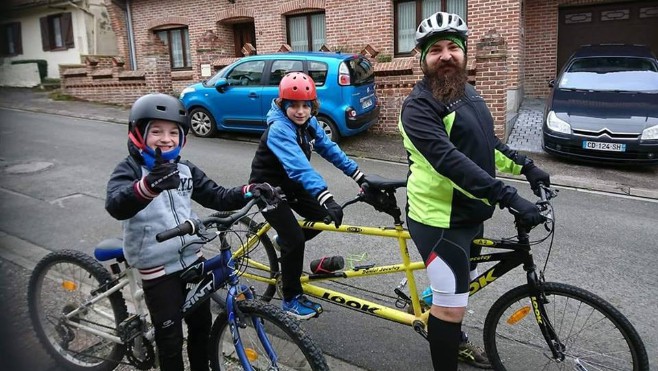 Frédéric et son fils vont parcourir 1000km à vélo entre Monaco et le Touquet pour sensibiliser à l'autisme