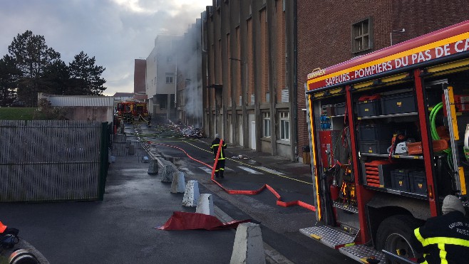 Evacuation d'une partie de l'insitut Calot à Berck après une dizaine de départs de feu