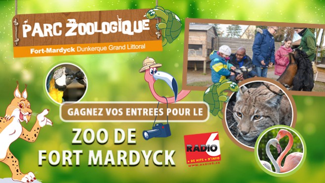 Radio 6 vous invite au Zoo de Fort Mardyck