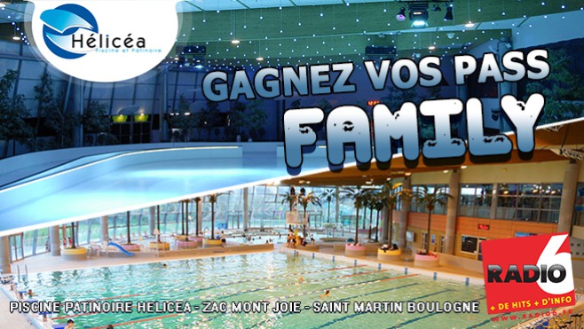 Gagnez votre pass FAMILY hélicéa valable pour 4 personnes