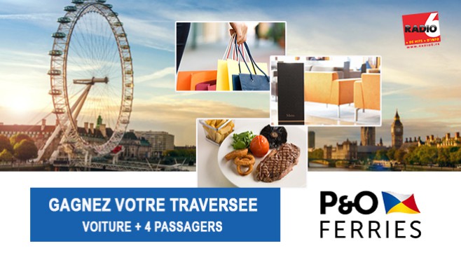 Gagnez vos traversées pour l'Angleterre avec la P&O Ferries 