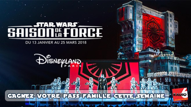 Gagnez vos pass famille pour LA SAISON DE LA FORCE à Disneyland Paris