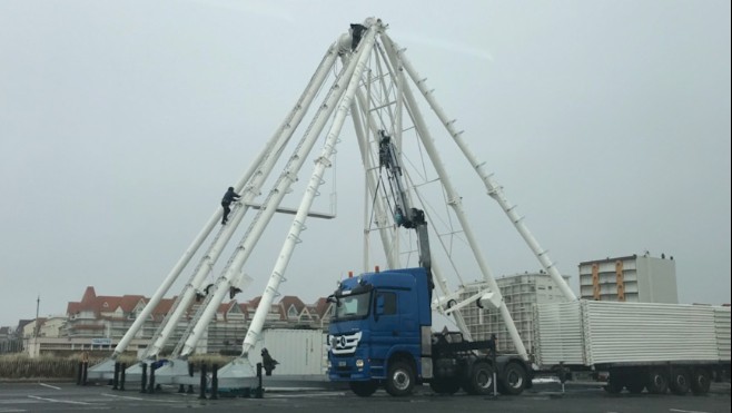 La Grande Roue de retour sur le front de mer du Touquet