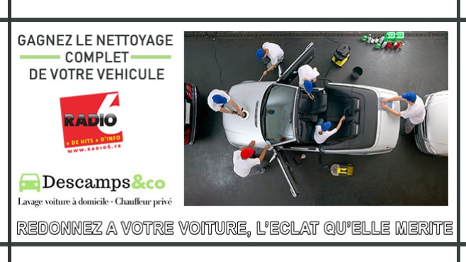 Gagnez le nettoyage complet de votre véhicule avec Descamps&Co