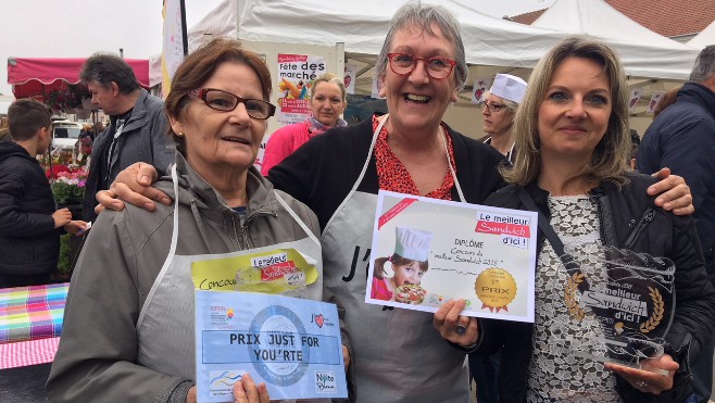 Patricia et Martine remportent le concours du meilleur sandwich d'ici à Audruicq