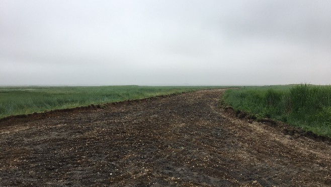 Groffliers: terminé le béton, le chemin d'accès à la Baie d'Authie a été renaturé