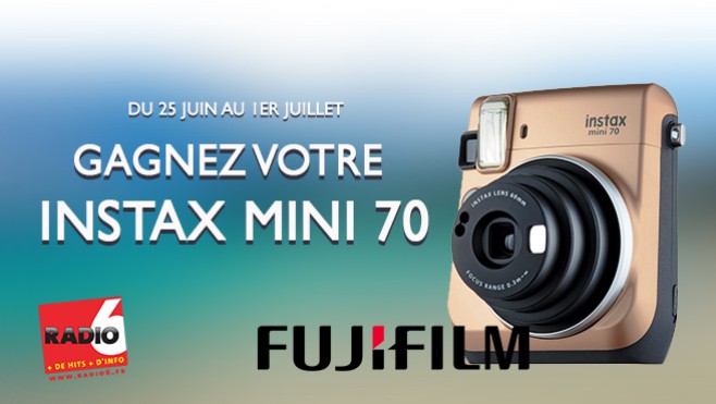 Immortalisez vos futures photos de vacances avec l'Instax Mini 70 à gagner cette semaine