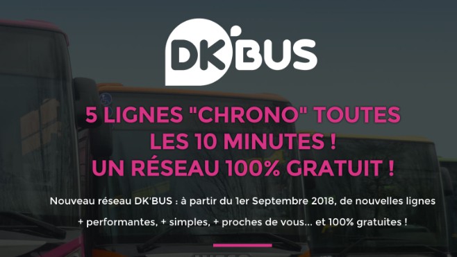 Au premier septembre, le réseau DK Bus Marine sera totalement gratuit !