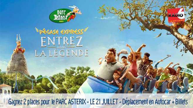 Partez au parc Astérix grâce à Radio 6 le 21 Juillet 