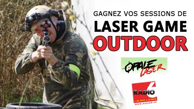 Gagnez vos sessions de Laser Game avec Opale Laser