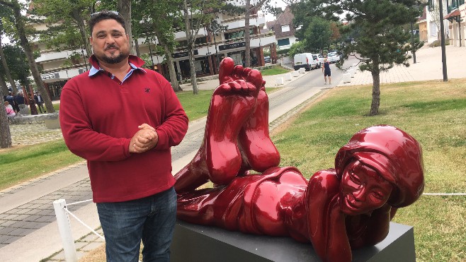 Touquet: une expo de sculptures aux pieds géants à découvrir tout l'été