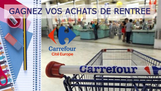 Gagnez vos achats de la rentrée avec Carrefour Coquelles