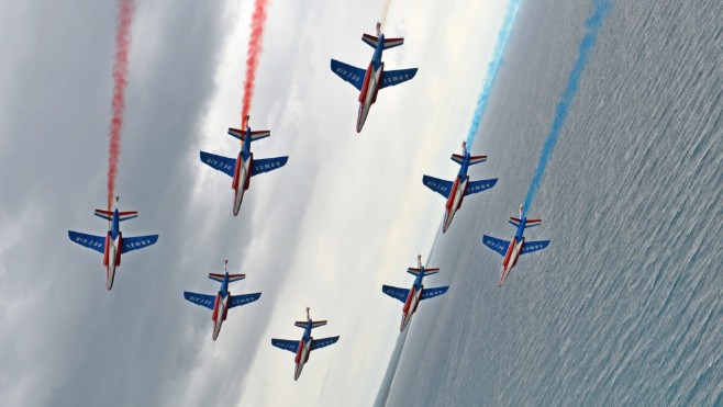 Le Touquet : la patrouille de France va s'entraîner cet aprés midi 