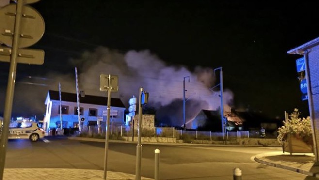 Coulogne : impressionnant incendie cette nuit 