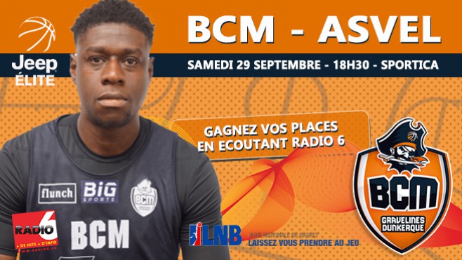 Gagnez vos entrées pour BCM / ASVEL