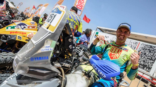 Le calaisien Axel Dutrie en route pour le rallye du Maroc