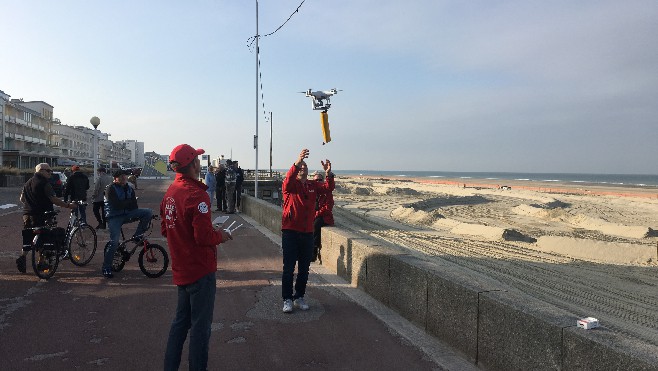 Des drones testés pour surveiller la baignade les jours de grandes marées