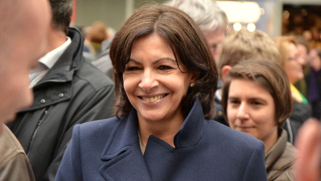 Anne Hidalgo en visite à Dunkerque ce mardi