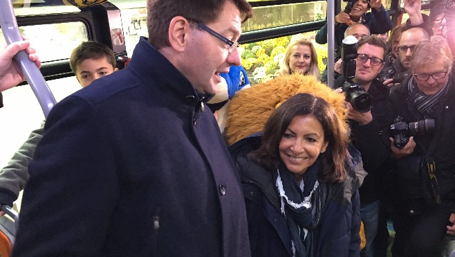 Anne Hidalgo est venue s'inspirer du réseau de bus gratuit à Dunkerque