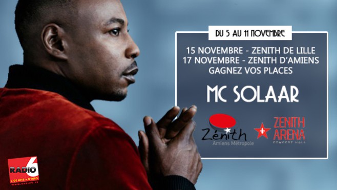 Gagnez vos places pour le concert d'MC SOLAAR à Lille & Amiens