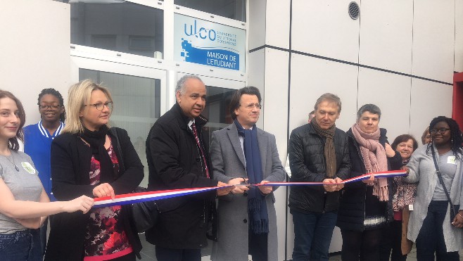 Inauguration de la maison de l’étudiant à l’ULCO à Calais