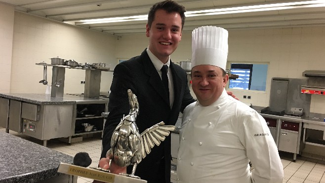 Un élève du lycée hôtelier du Touquet lauréat du Trophé Rougié