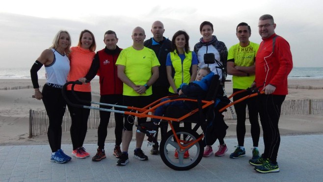 Calais : une association pour aider le jeune Terence à courir le marathon de Paris en joëlette