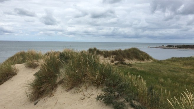 Un jeune homme encerclé par la marée en Baie d’Authie