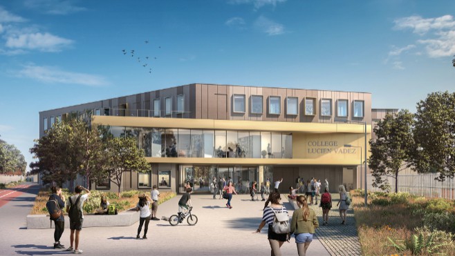 A Calais, 15 millions d’euros pour la reconstruction du Collège Vadez !