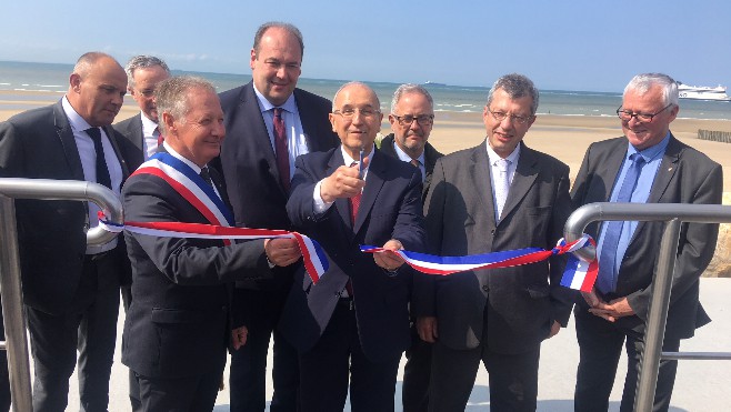 La digue de Sangatte enfin inaugurée