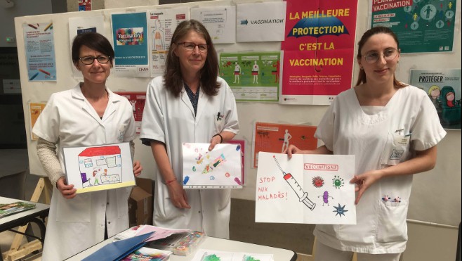 Sensibilisation à la vaccination au CHAM 