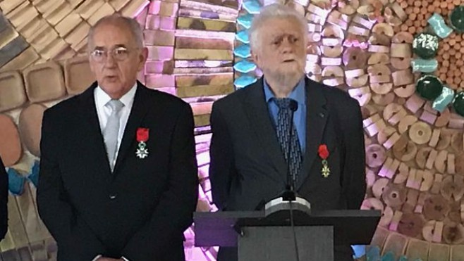 Le chef cuisinier Jean-Marc Mompach décoré de la Légion d'Honneur