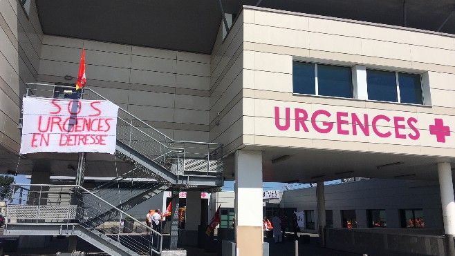 Forte mobilisation aux urgences de l’hôpital de Calais