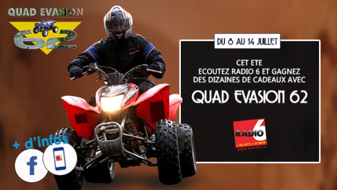 ROUE AUX CADEAUX - Gagnez votre session de Quad avec Quad Evasion 62 à Réty