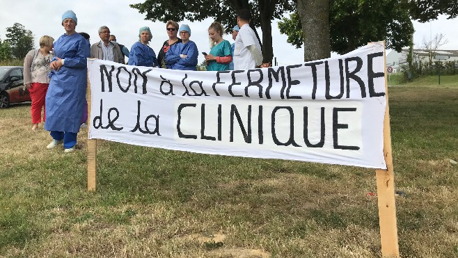 La clinique de Marconne menacée de fermeture, le personnel mobilisé