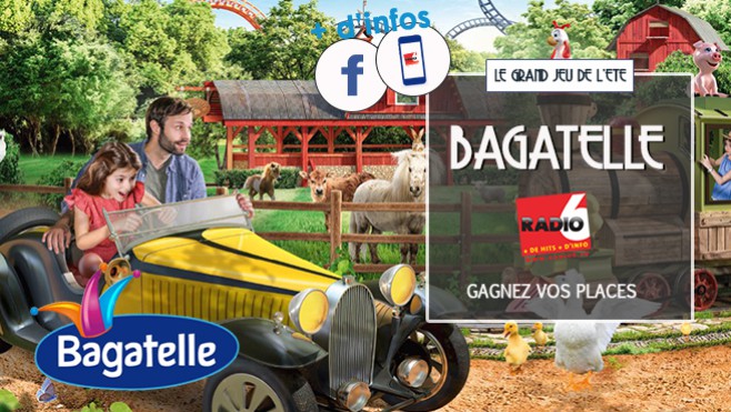 [ROUE AUX CADEAUX] - Radio 6 vous invite au parc Bagatelle