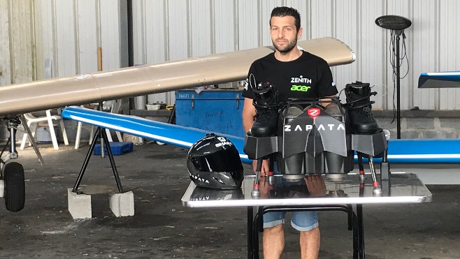 Franky Zapata va rapidement retenter une traversée de la Manche en flyboard 